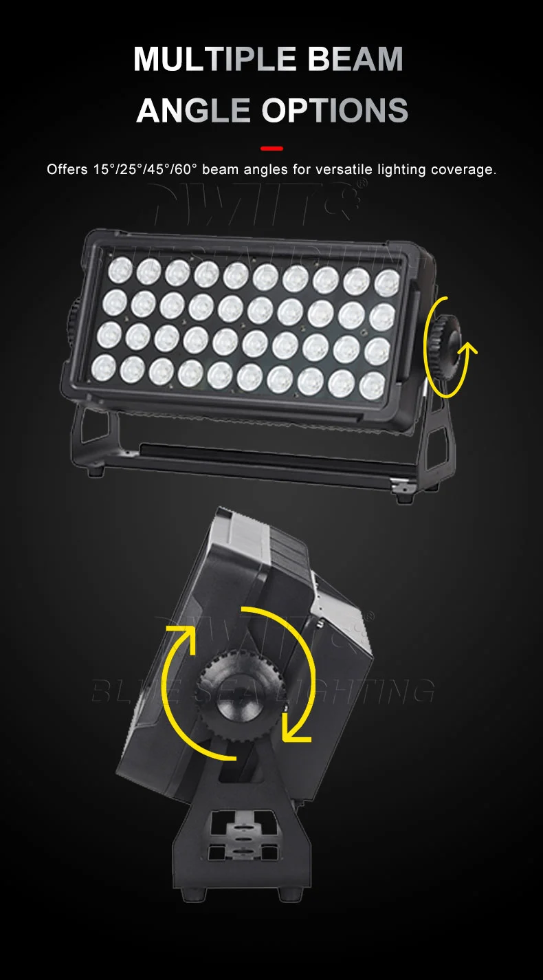 IP Waterproof 40X10w UV LED City Color Light bluesealighting