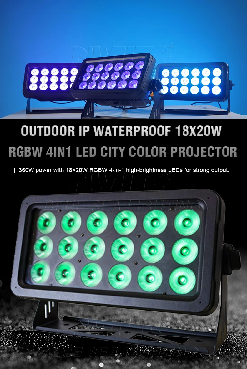 RGBW 4IN1 LED City Color