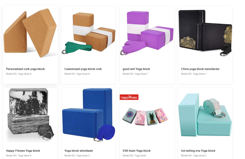 yoga mat yoga block