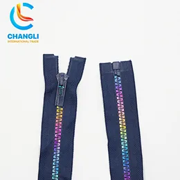 Laser Resin Zipper Hot Sale Factory Wholesale Customized