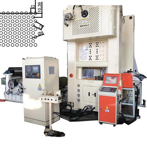 Metal punching production line