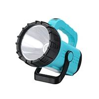 Multifunction Handheld USB Rechargeable LED Spot Flashlight Torch With Flood Light and Power Bank
