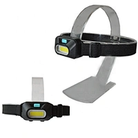 3W COB Promotion Competitive Price AAA Battery Head Flash Light LED Rechargeable Headlamp for Outdoor Use