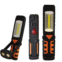 Mechanic COB Led Work Light Magnet Inspection Hand Tool Rechargeable With Triangle Red Flashing LED