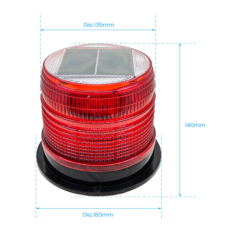 LB-6380 Double magnet solar magnetic LED lights magnetic flashlight