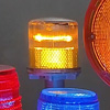 Warning light and baton
