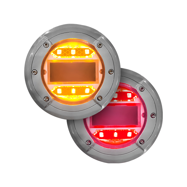 Aluminum embedded solar highway reflective marker