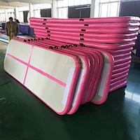 3m/6m/8m/10m/12m Gym Acrobatics Mat Airtrack Floor Tumbling Inflatable Air Track Mint Cheap Gymnastics Equipment Factory