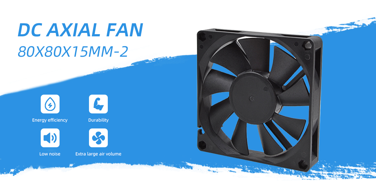 DC axial fan 80x80x15mm-2
