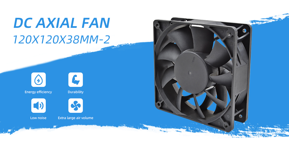 DC axial fan 120x120x38mm-2