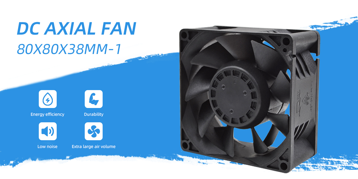 DC axial fan 80x80x38mm-1