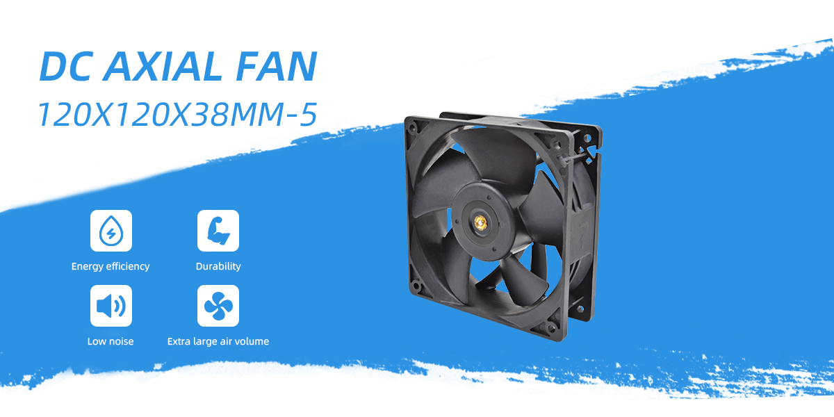 DC axial fan 120x120x38mm-5