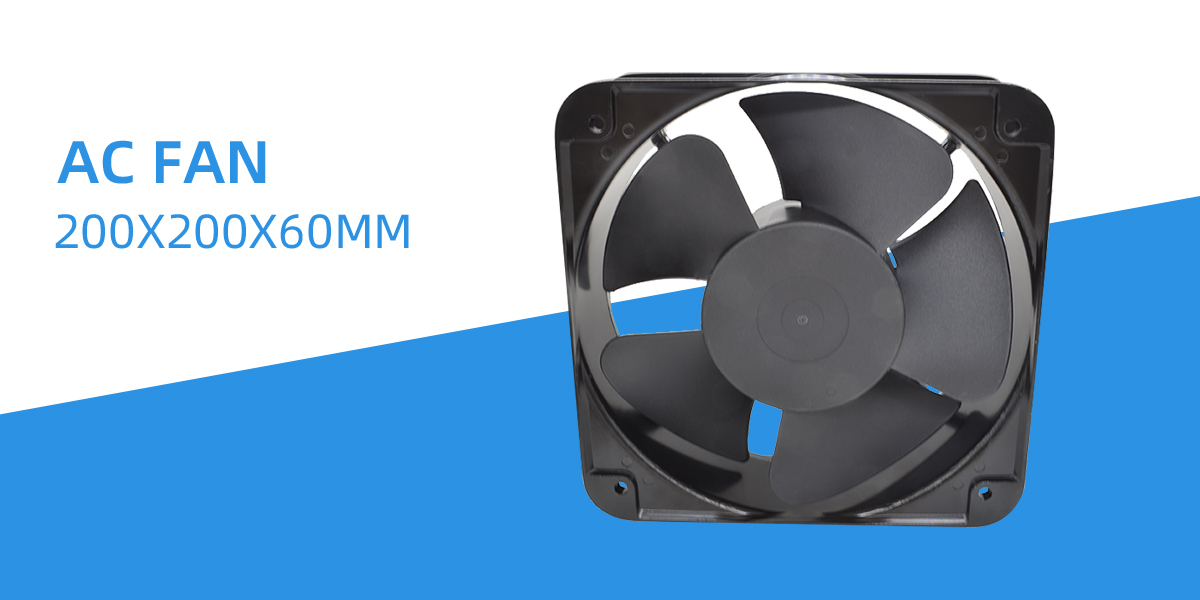 AC axial fan 200x200x60mm
