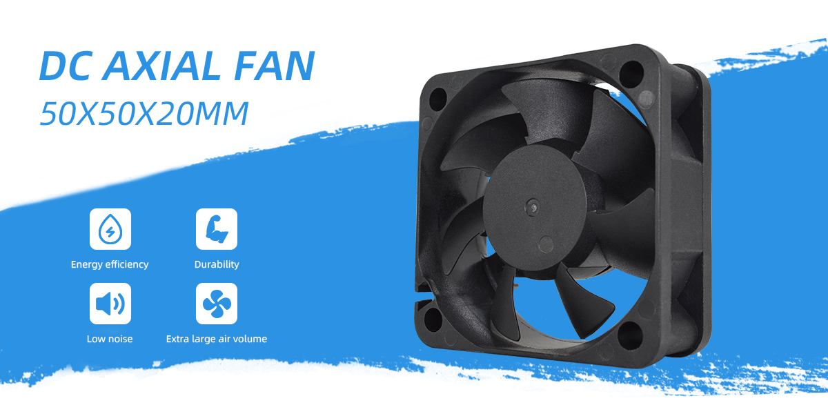 DC axial fan 50x50x20mm