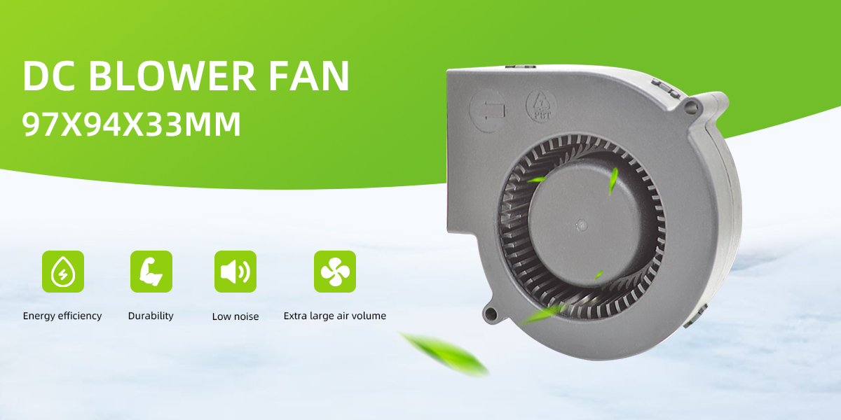 DC blower 97x94x33mm