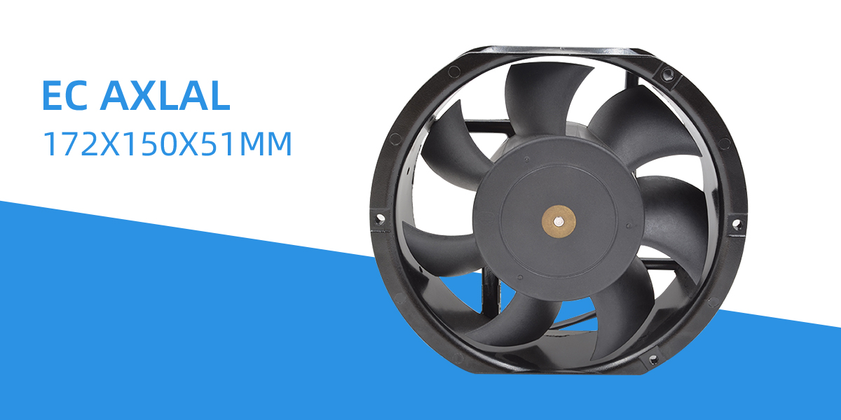 EC axial fan 172x150x51mm