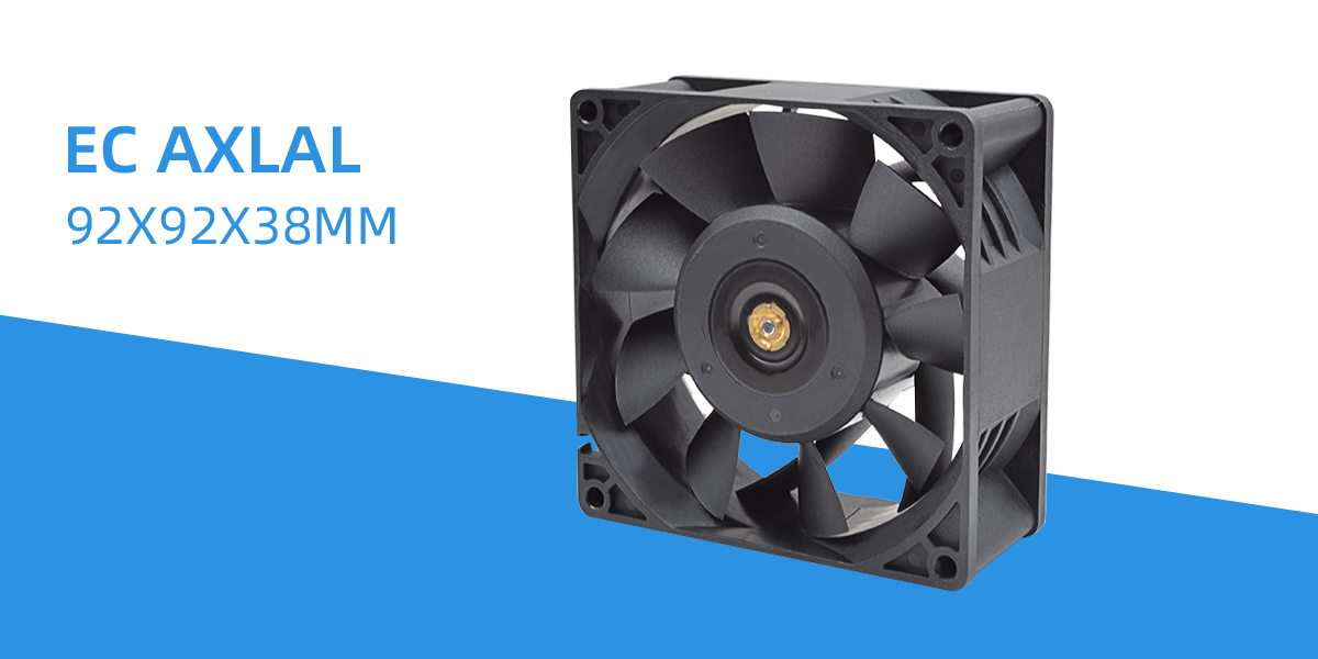 EC axial fan 92x92x38mm