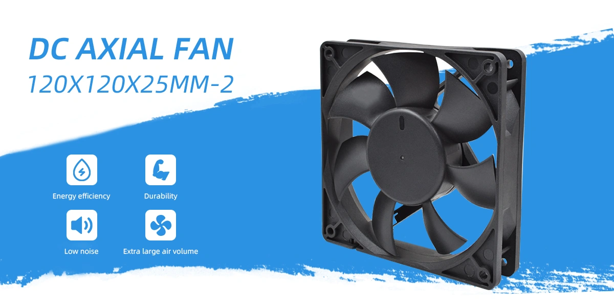DC axial fan 120x120x25mm-2