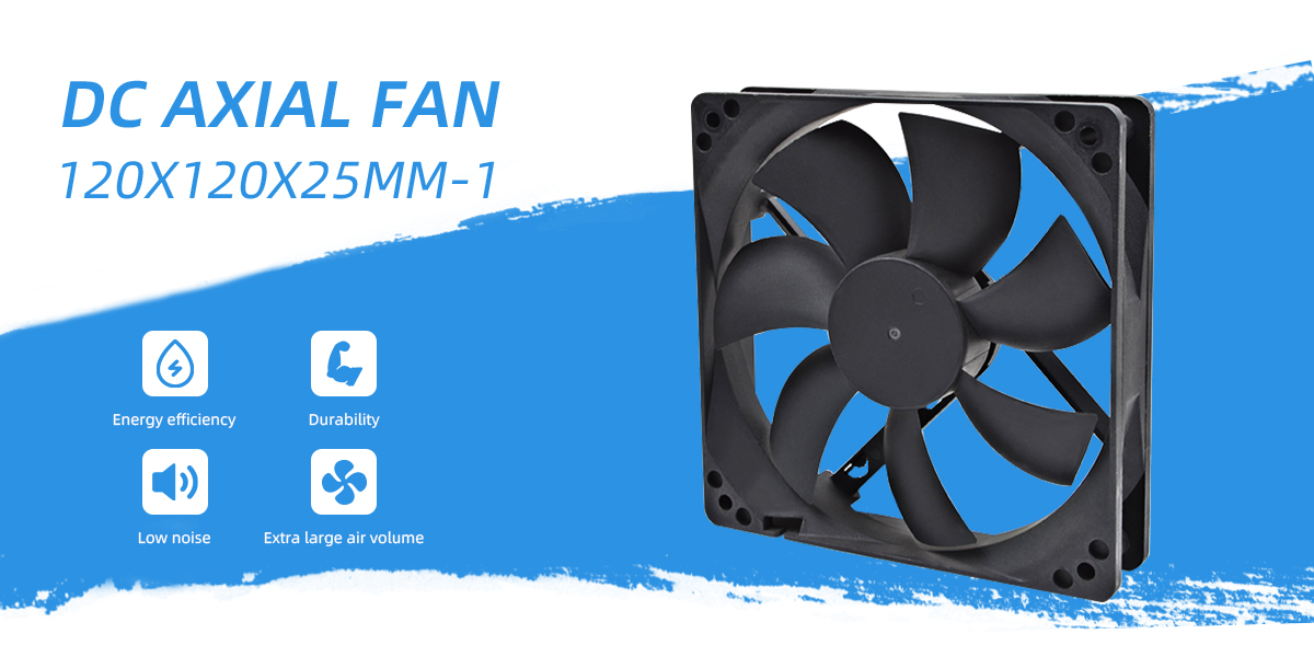DC axial fan 120x120x25mm-1