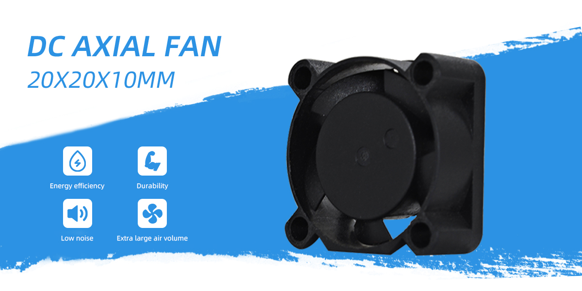 DC axial fan 20x20x10mm