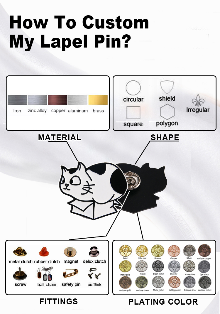 custom hard enamel pin