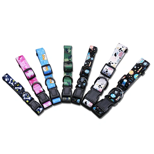 Hot Amazon 6 In 1 Soft Inflatable Collar For Protecting Pets Ecofriendly Wide Colorful Diamond Reflective Leashes For Dog