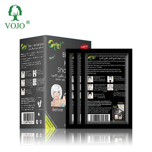 Private labels manufacturer new brand best herbal care hair permanent ammonia free fast black herbal hair dye color shampoo