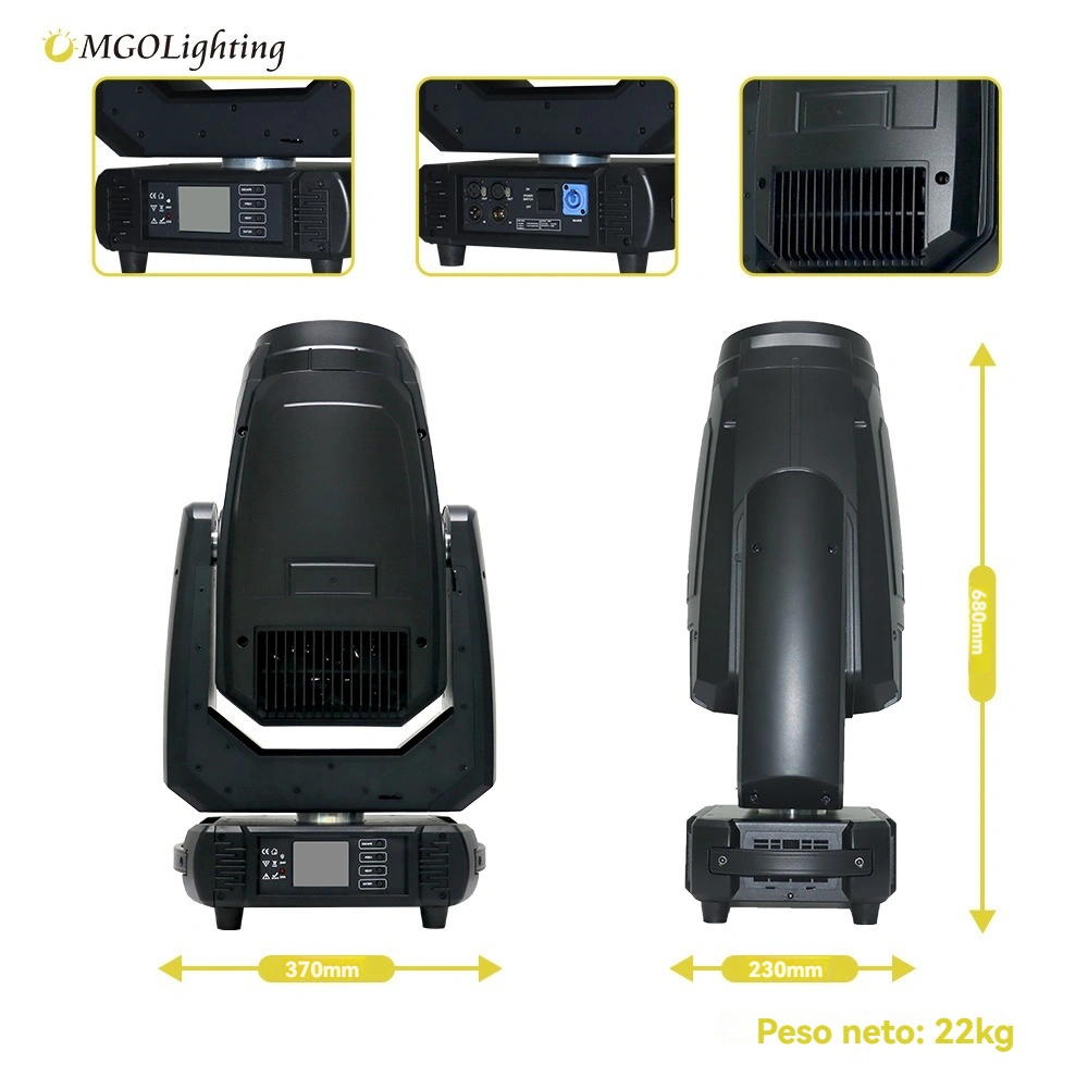 cabeza móvil de perfil led