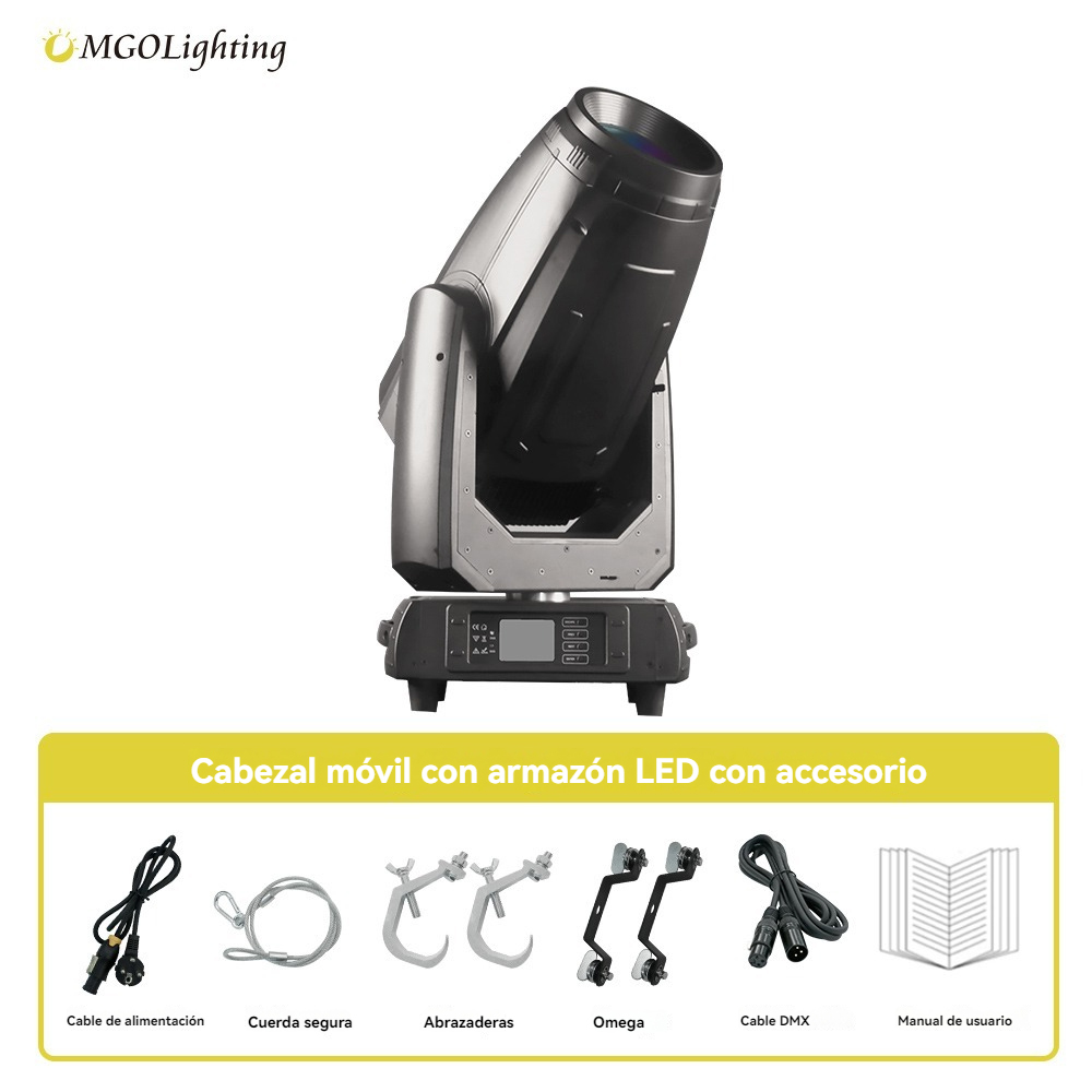 luces de cabeza móviles llevadas