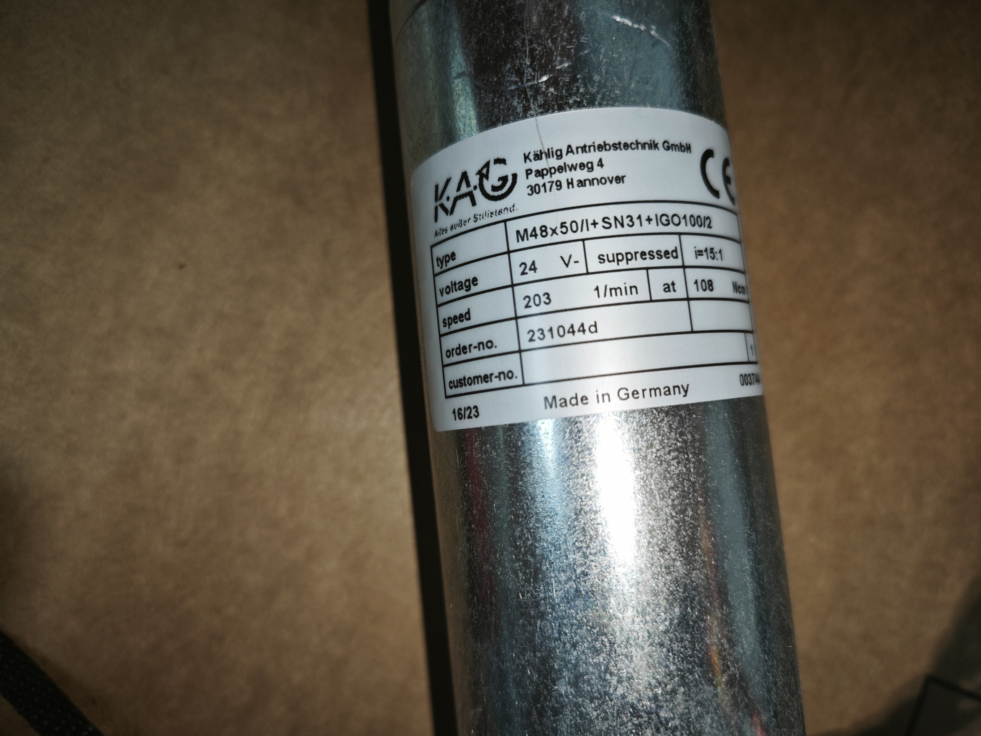 OTIS elevator parts AT120 Door Motor FAA24350BL2