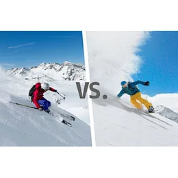 Snowboarding VS  Skiing