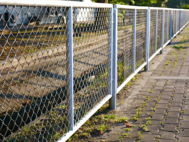 black wire fencing