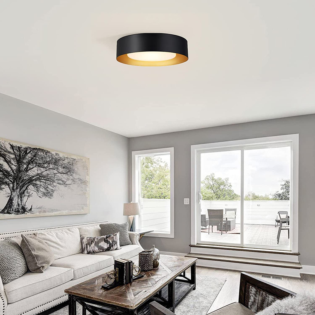 flush mount led ceiling light