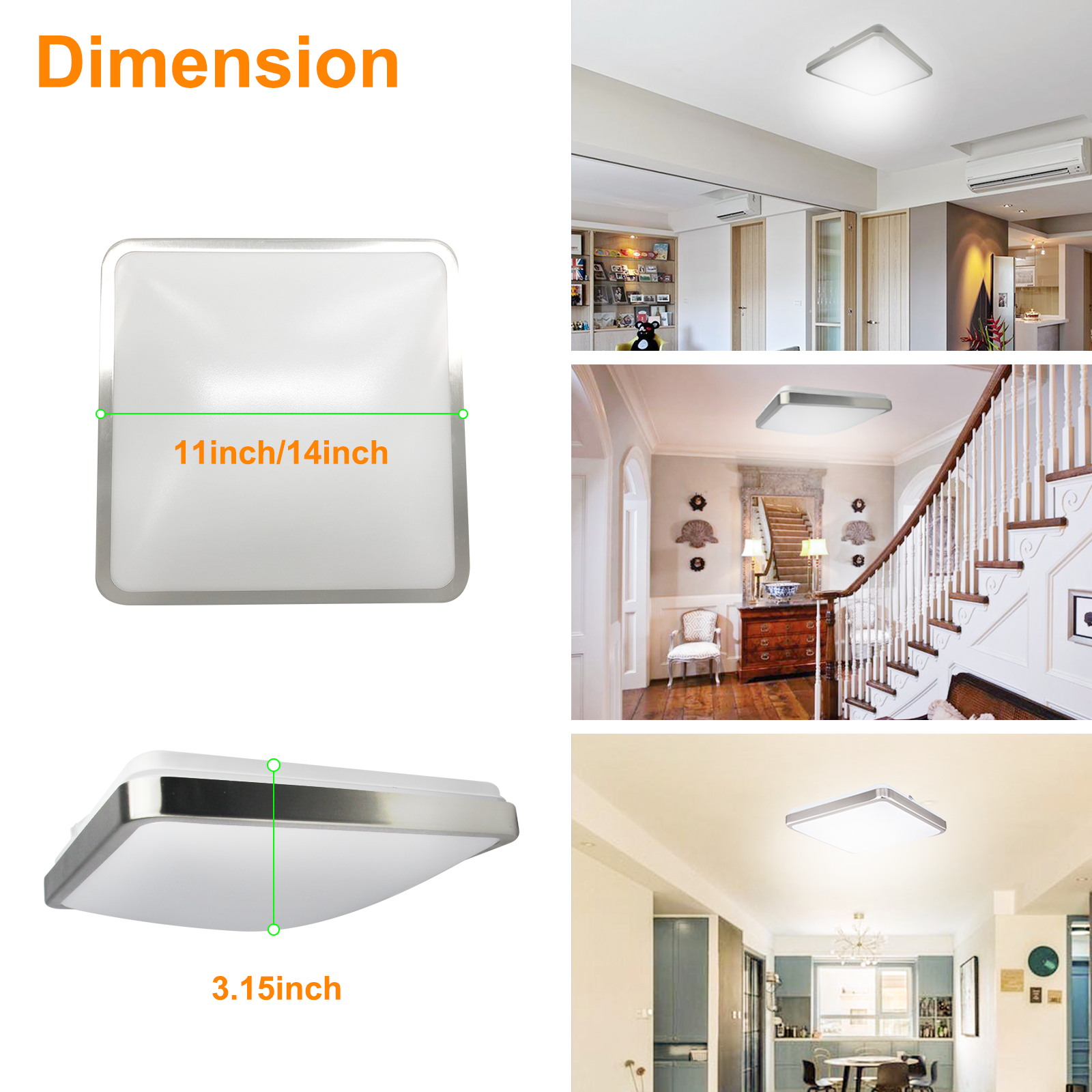 led ceiling fixture discription