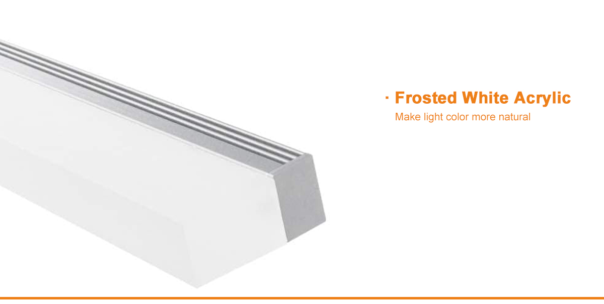 frosted white acrylic led lighting