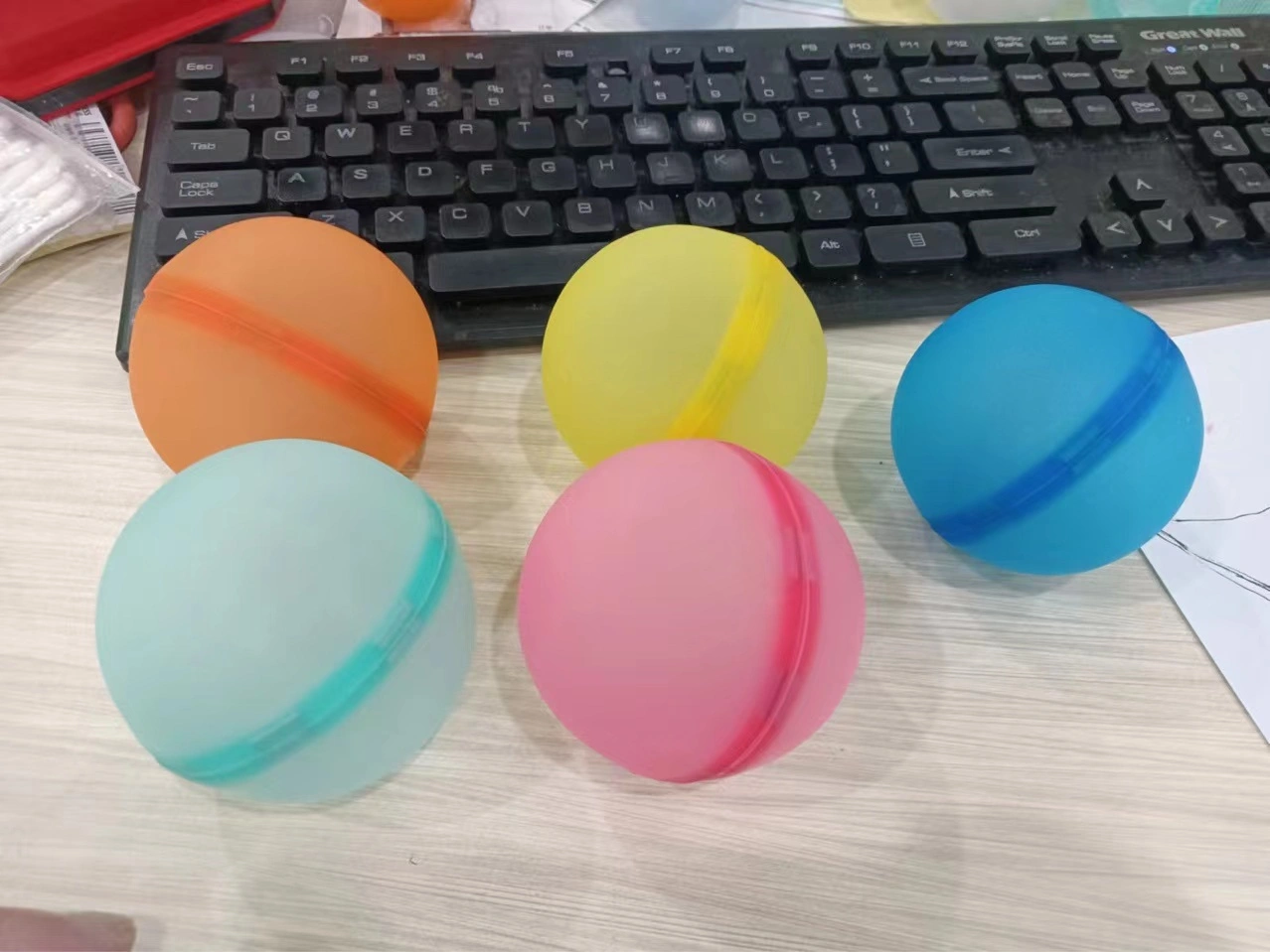 Reusable Water Balloons Soft Silicone Water Balls Self Sealing Quick Fill Outdoor Water Toys