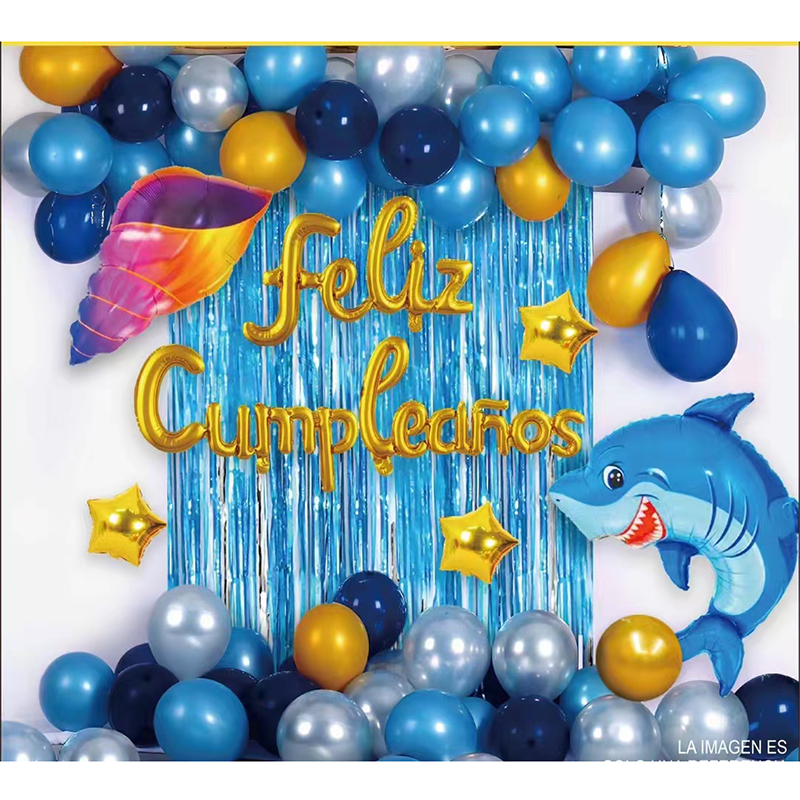 Latex Foil Balloon Party Decorations High Quality Happy Birthday Balloons Set For Birthday Party Decorations
