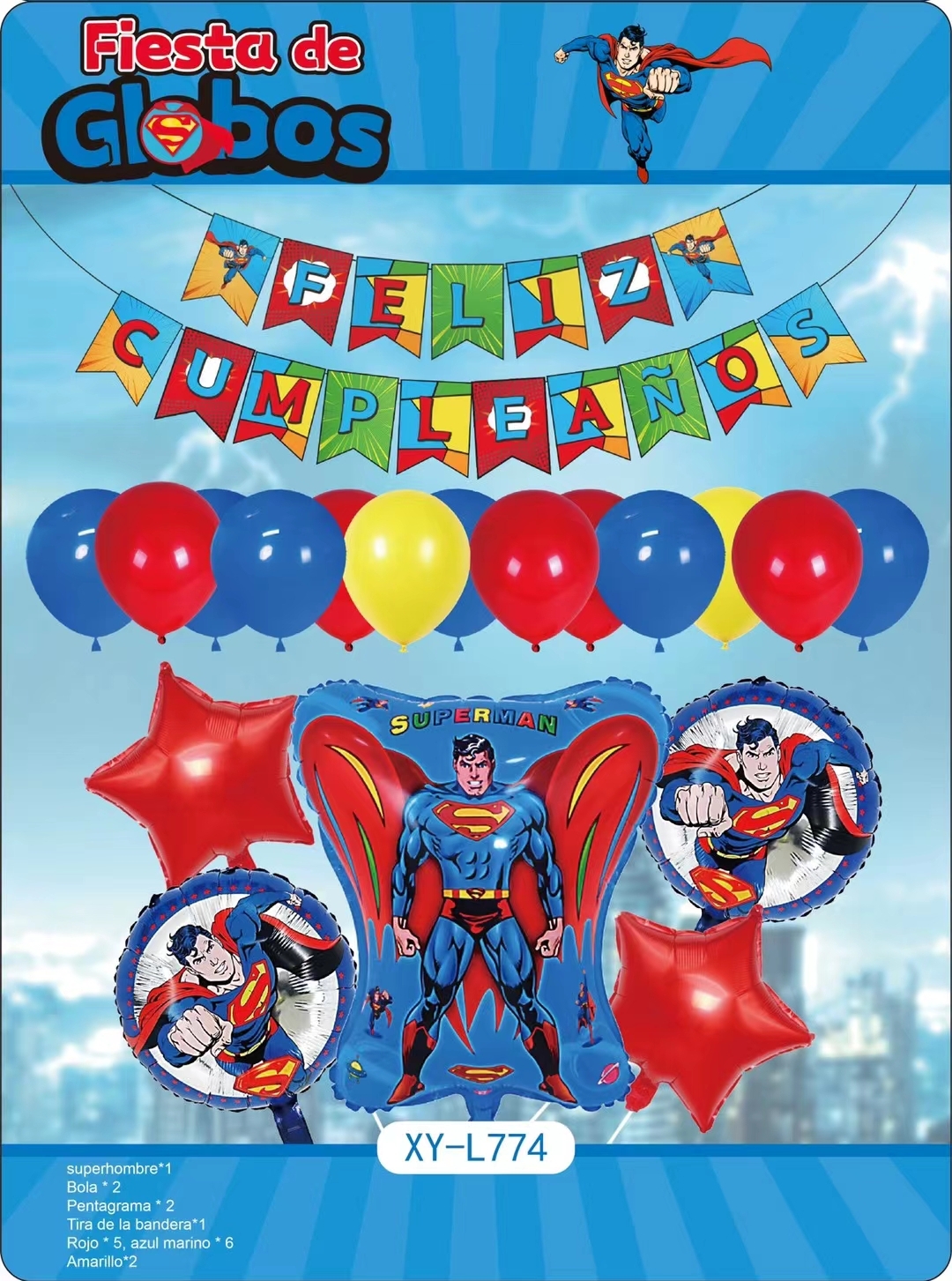 Feliz Cumpleanos Happy Birthday Theme Character Party Decoration Balloons Set Cartoon Foil Ballons Birthday Party Decorations