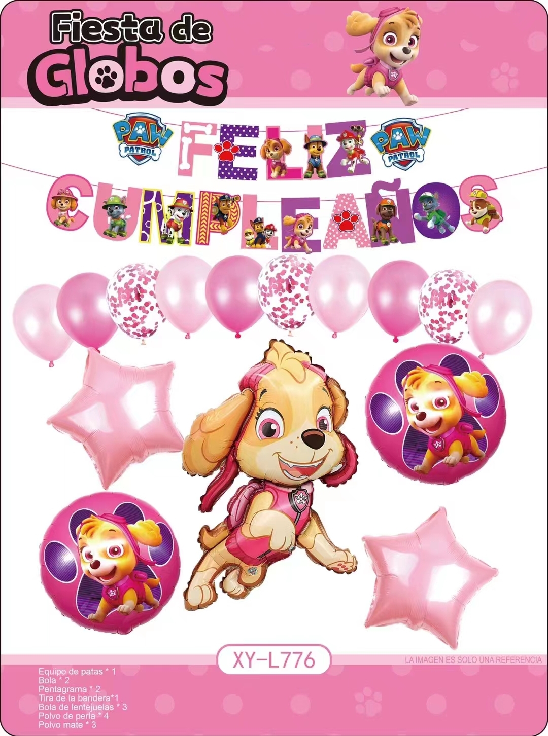 Feliz Cumpleanos Happy Birthday Theme Character Party Decoration Balloons Set Cartoon Foil Ballons Birthday Party Decorations