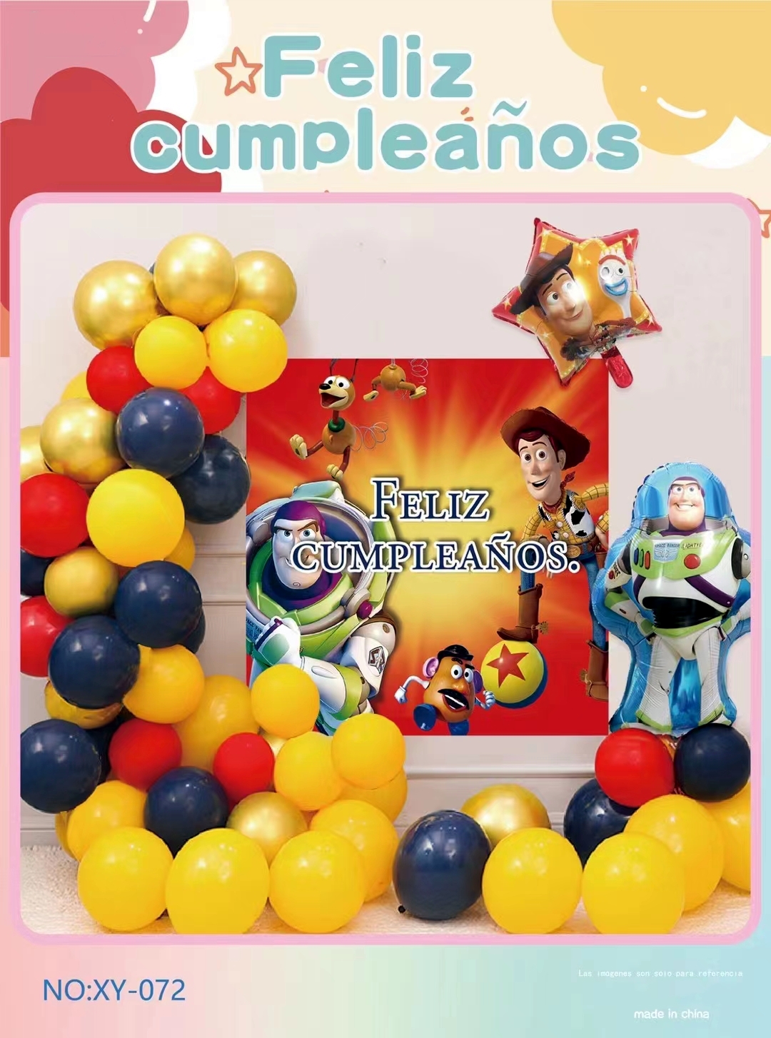 New Design Feliz Cumpleanos Baby Shower Boys&Girls Happy Birthday Balloon Party Decorations Latex Balloon Garland Arch Kit