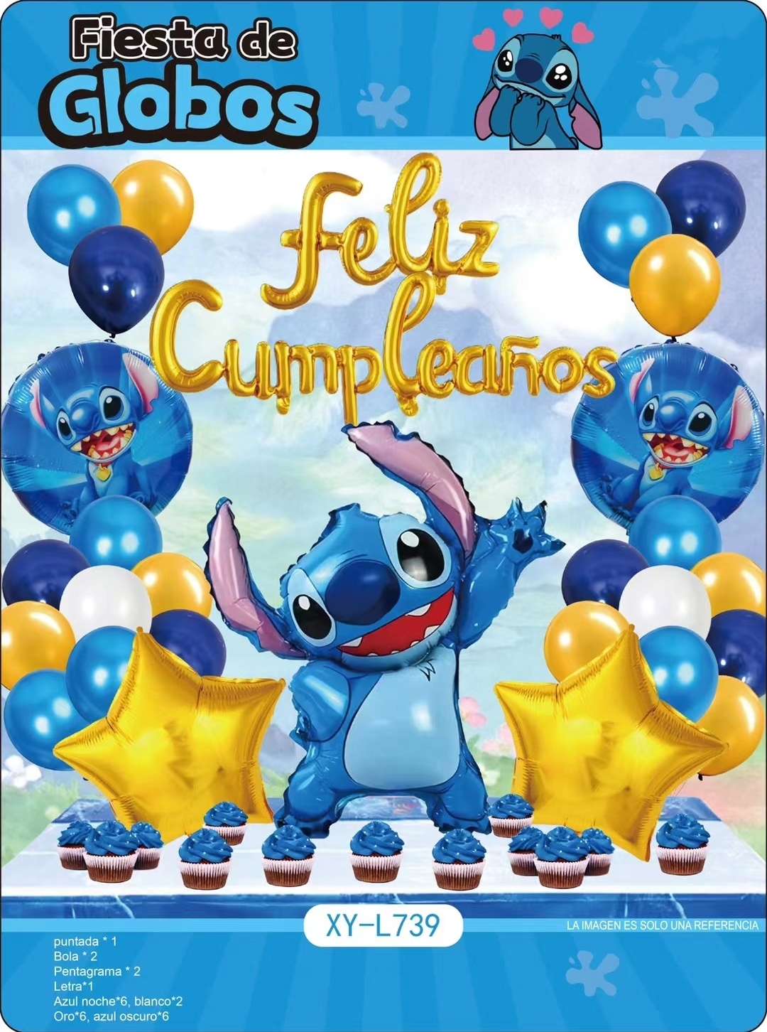 Baby Shower Balloon Arch Kit Garland Stitch Party Decoration Happy Birthday Party Supplies Boys Birthday balloon Decoration
