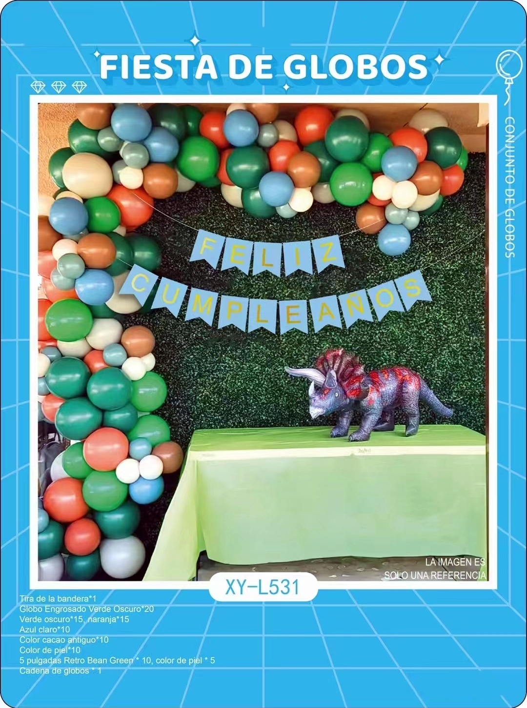 2022 Feliz Cumpleanos Happy Birthday Decorations Supplies Girl Celebration Happy Birthday Confetti Balloon And Latex Balloons