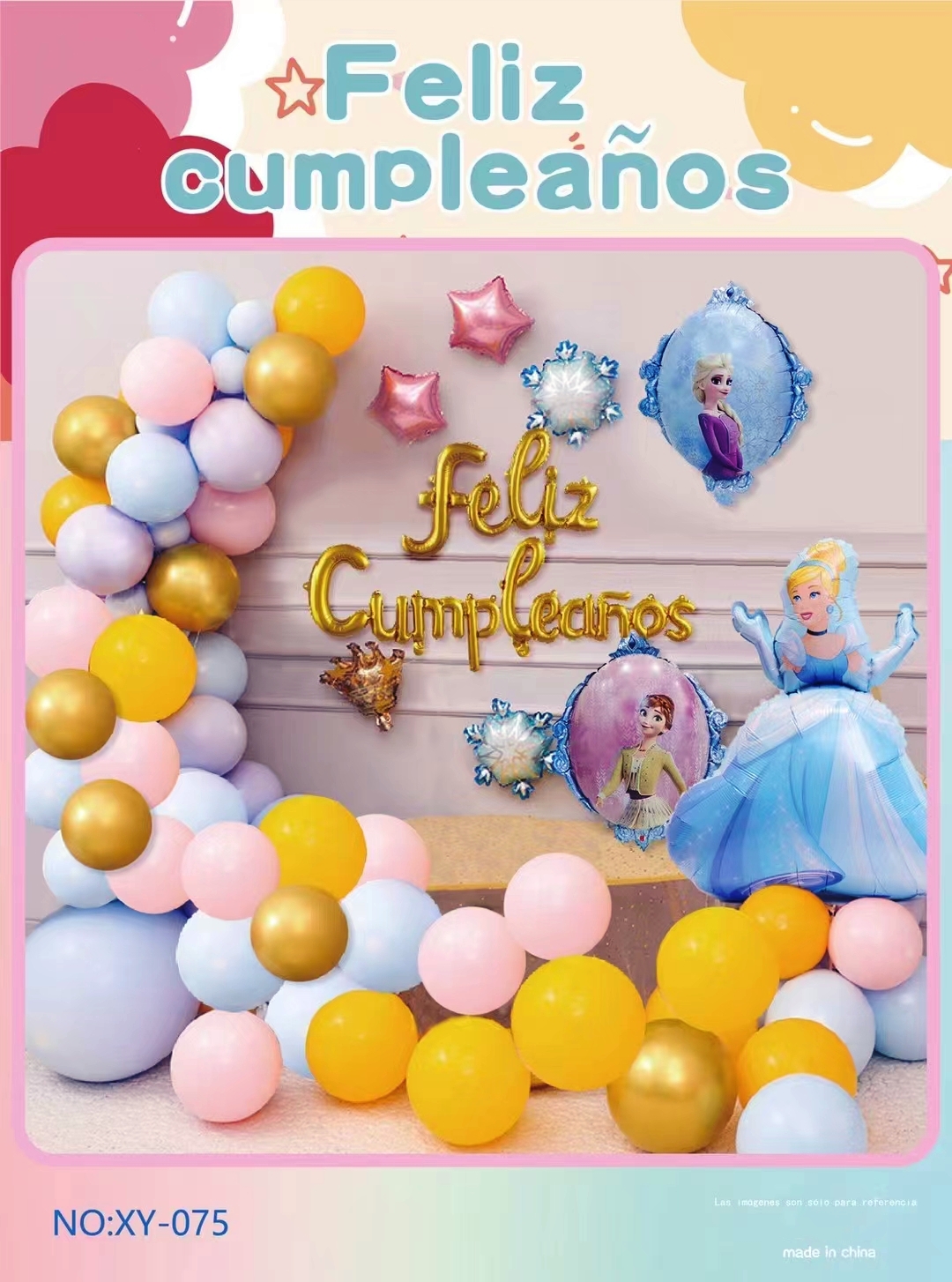 New Design Feliz Cumpleanos Baby Shower Boys&Girls Happy Birthday Balloon Party Decorations Latex Balloon Garland Arch Kit