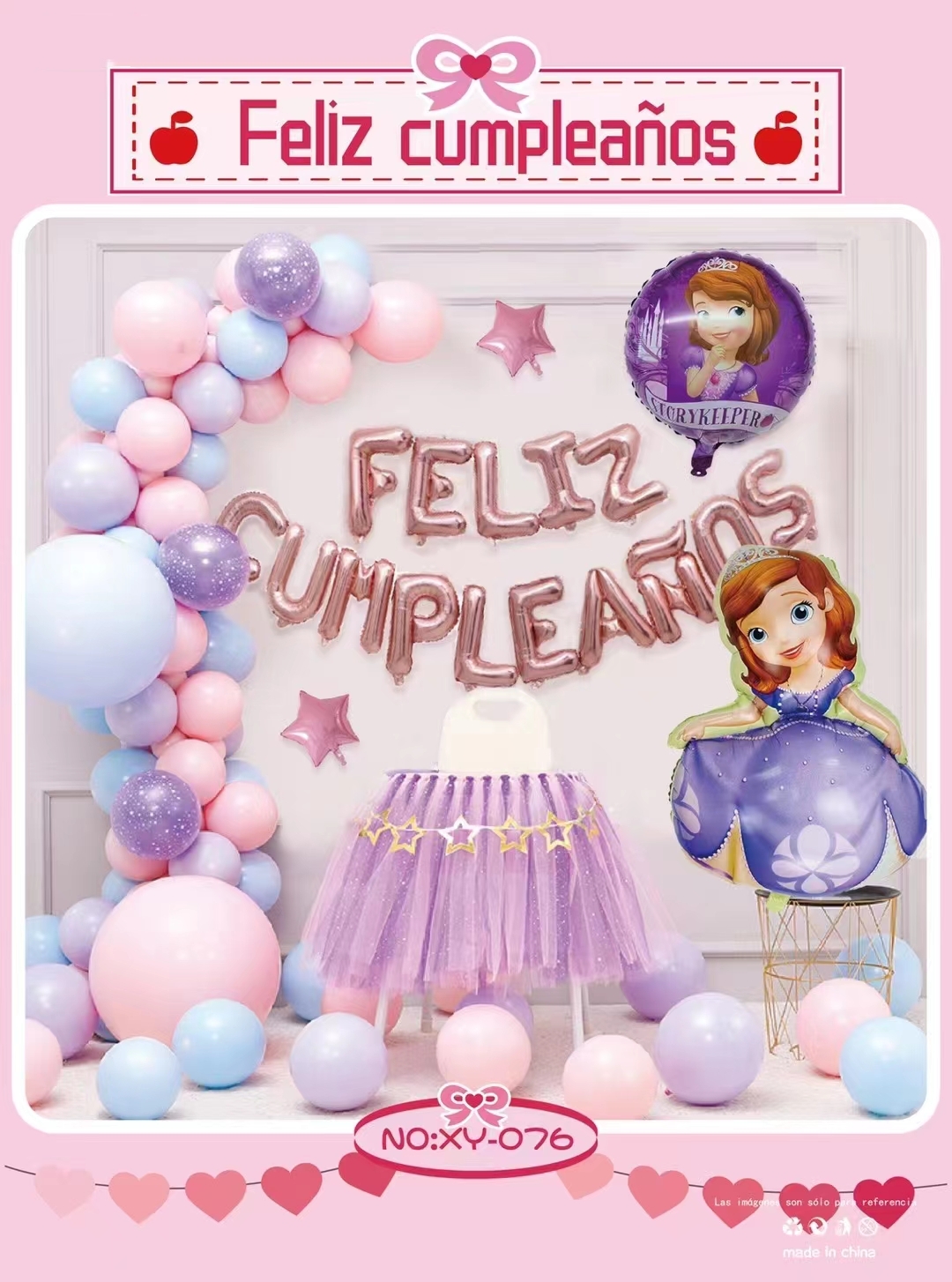 New Design Feliz Cumpleanos Baby Shower Boys&Girls Happy Birthday Balloon Party Decorations Latex Balloon Garland Arch Kit