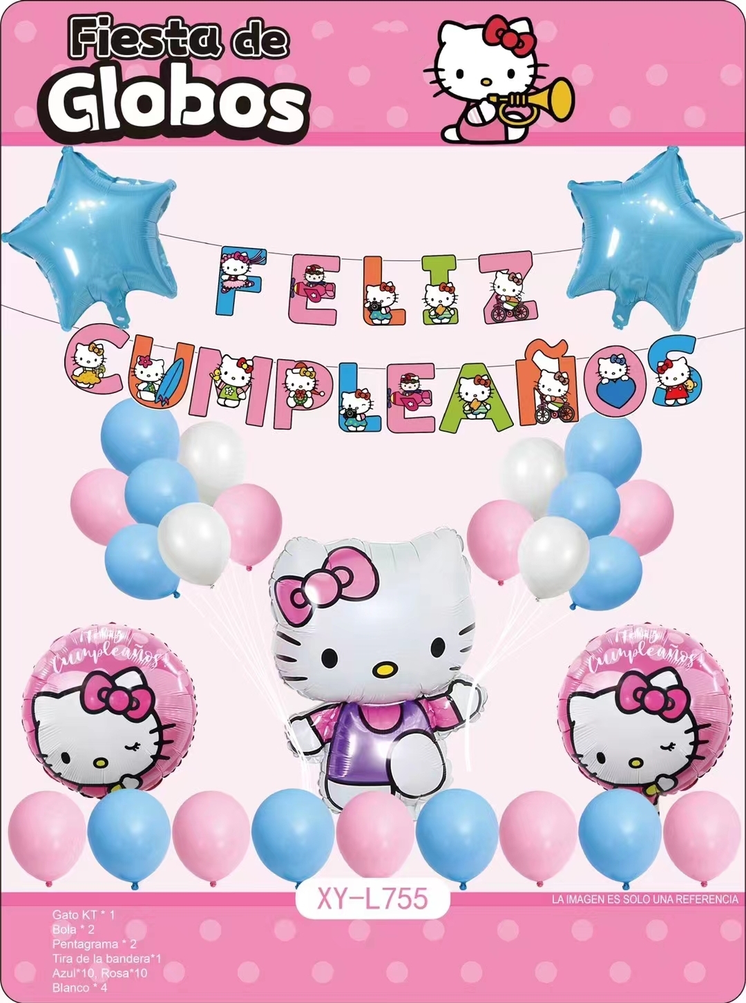 Feliz Cumpleanos Happy Birthday Theme Character Party Decoration Balloons Set Cartoon Foil Ballons Birthday Party Decorations