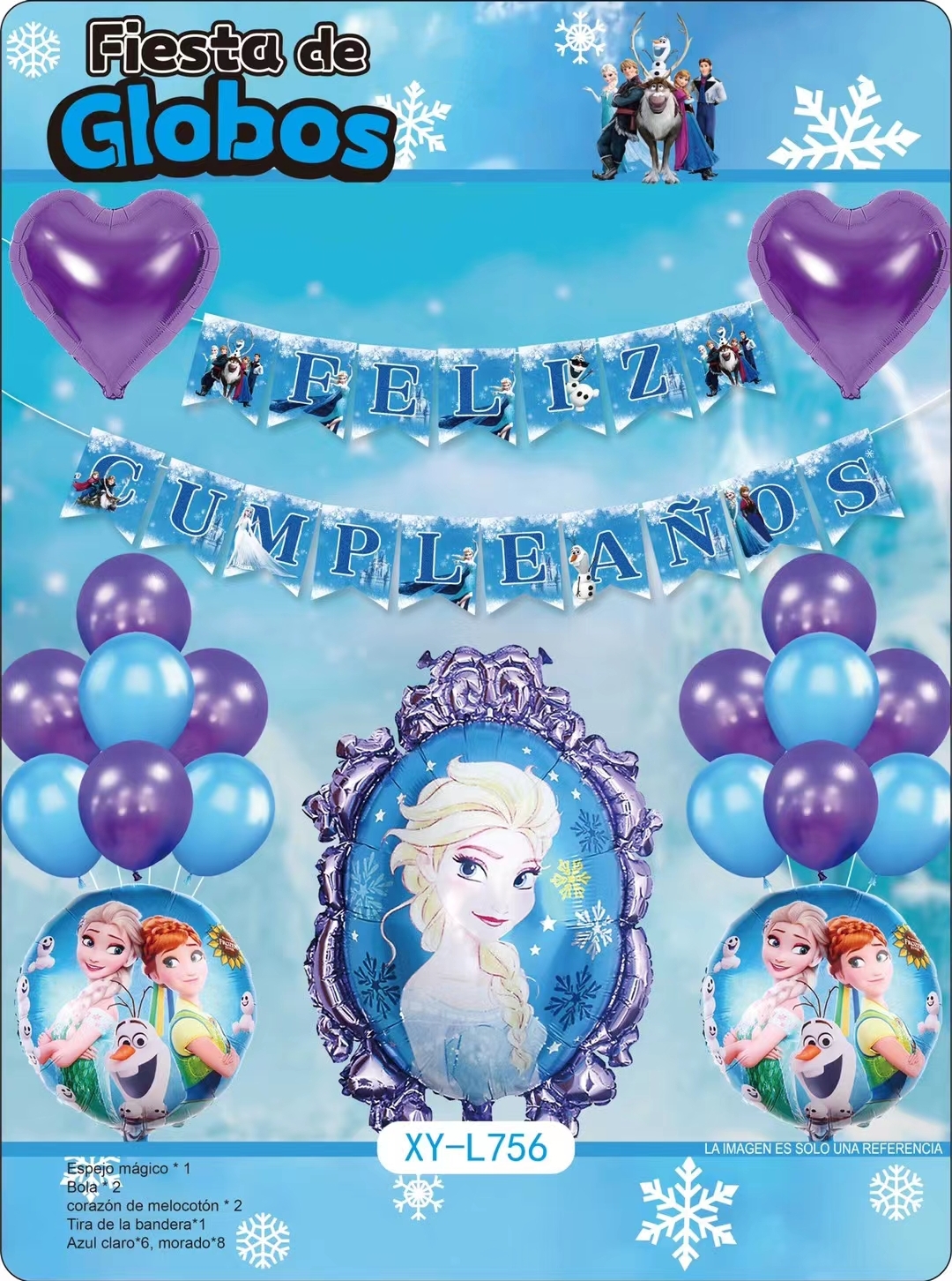 Feliz Cumpleanos Happy Birthday Theme Character Party Decoration Balloons Set Cartoon Foil Ballons Birthday Party Decorations
