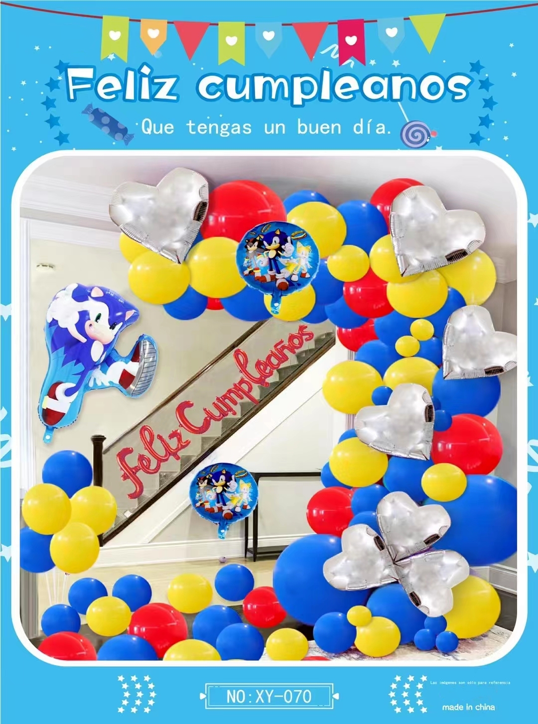 New Design Feliz Cumpleanos Baby Shower Boys&Girls Happy Birthday Balloon Party Decorations Latex Balloon Garland Arch Kit