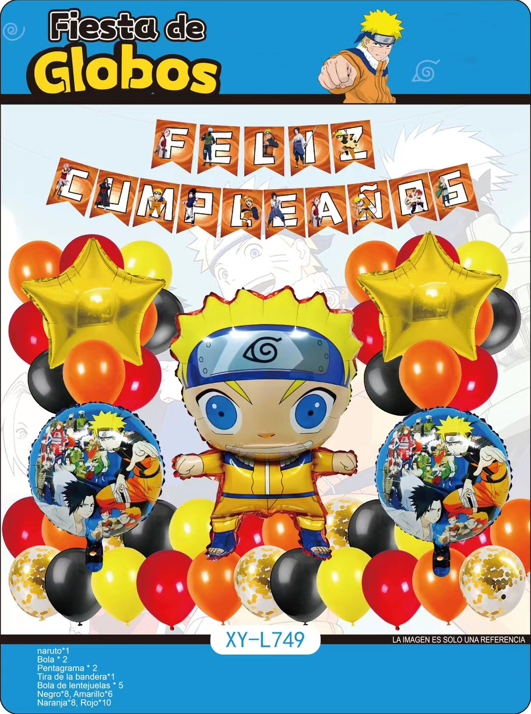 Feliz Cumpleanos Happy Birthday Theme Character Party Decoration Balloons Set Cartoon Foil Ballons Birthday Party Decorations