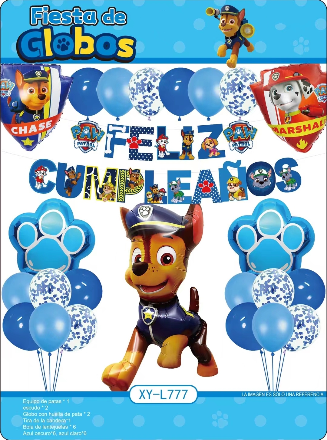 Feliz Cumpleanos Happy Birthday Theme Character Party Decoration Balloons Set Cartoon Foil Ballons Birthday Party Decorations