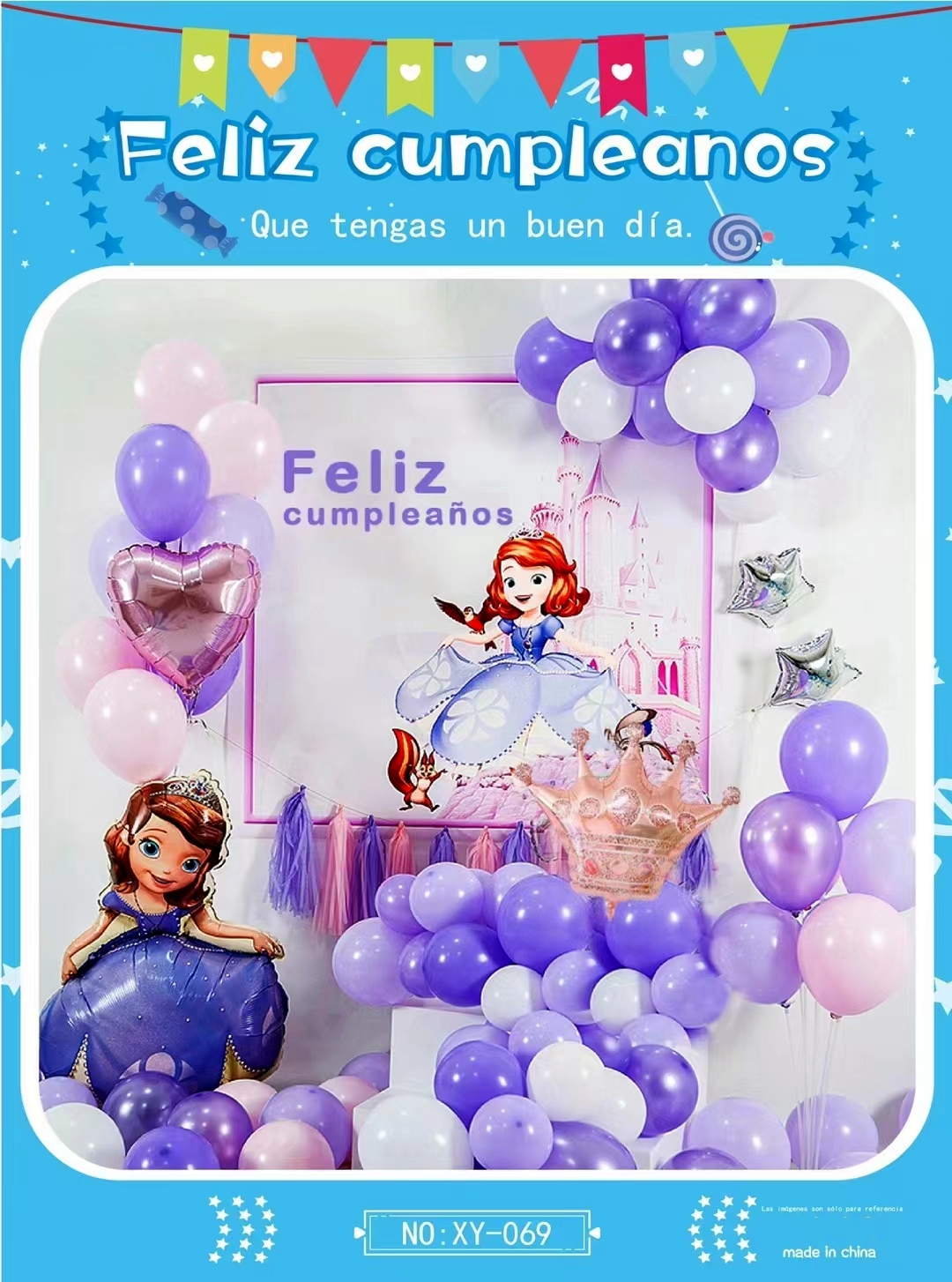 New Design Feliz Cumpleanos Baby Shower Boys&Girls Happy Birthday Balloon Party Decorations Latex Balloon Garland Arch Kit